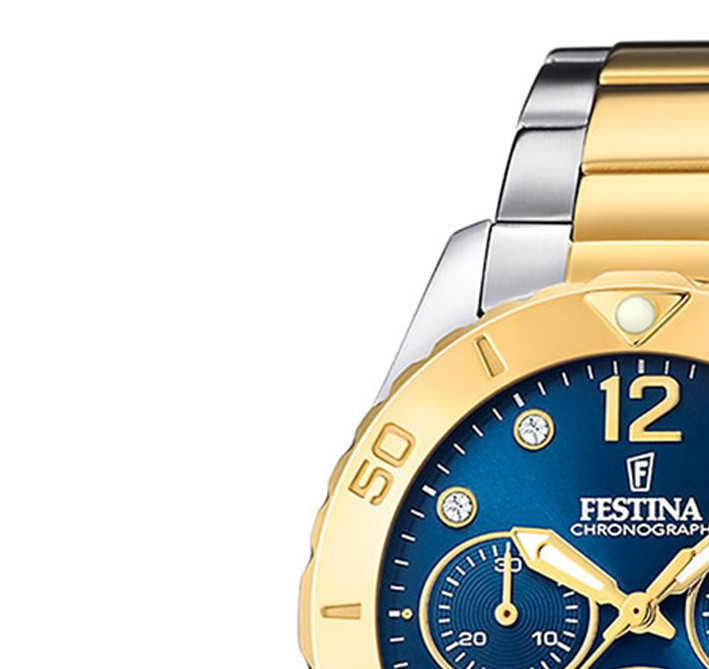 Fossil BOYFRIEND CHRONO F20604/3 - zegarek damski 4