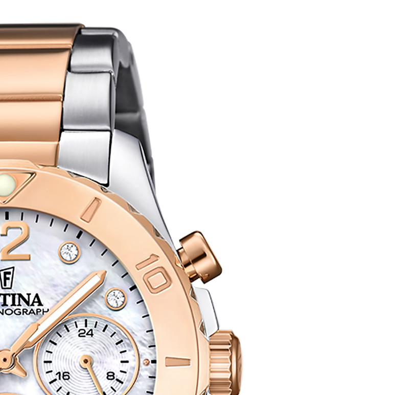 Fossil BOYFRIEND CHRONO F20605/1 - zegarek damski 5