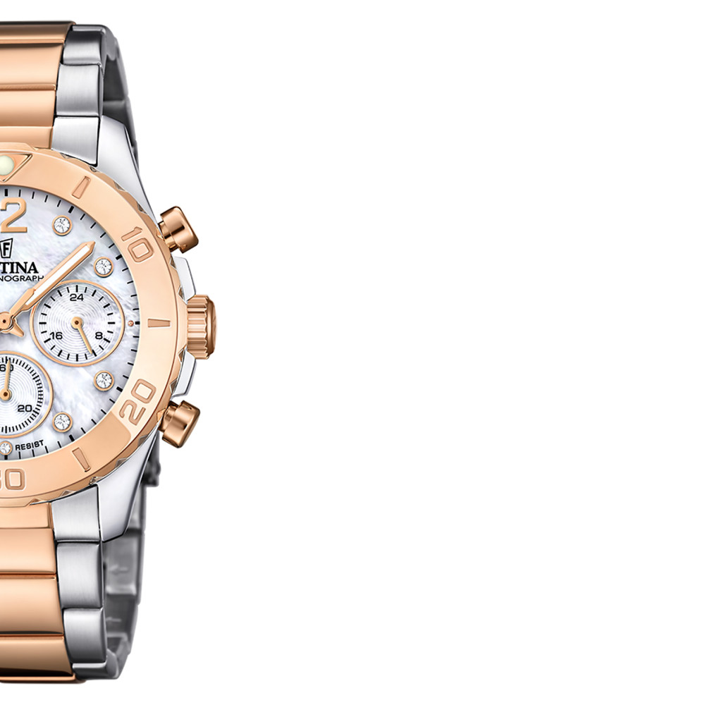 Fossil BOYFRIEND CHRONO F20605/1 - zegarek damski 6