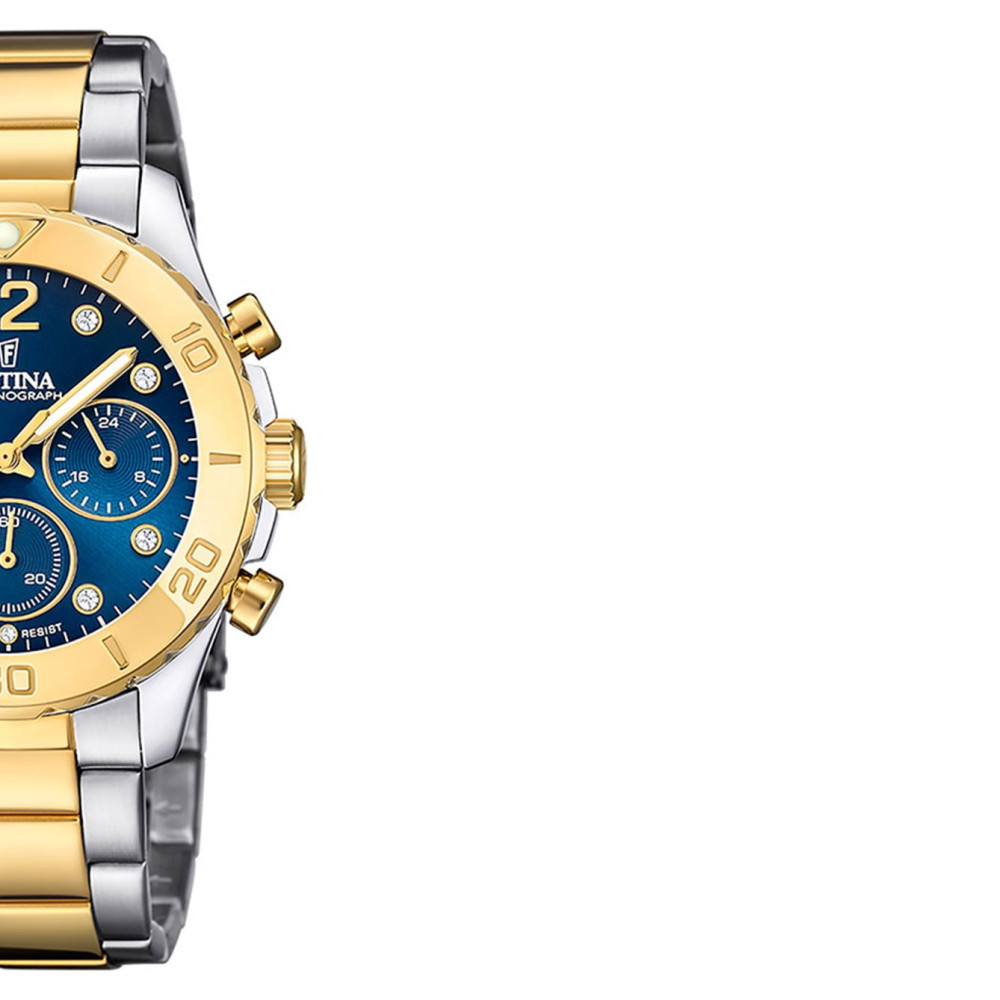 Fossil BOYFRIEND CHRONO F20604/3 - zegarek damski 6