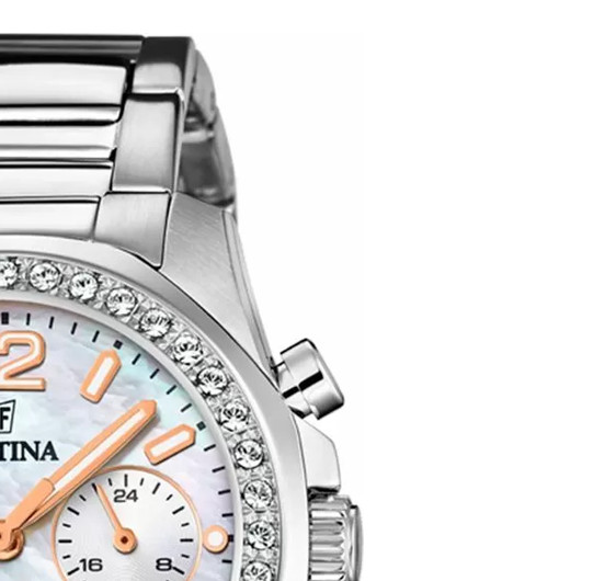 Fossil BOYFRIEND CHRONO F20606/1 - zegarek damski 5