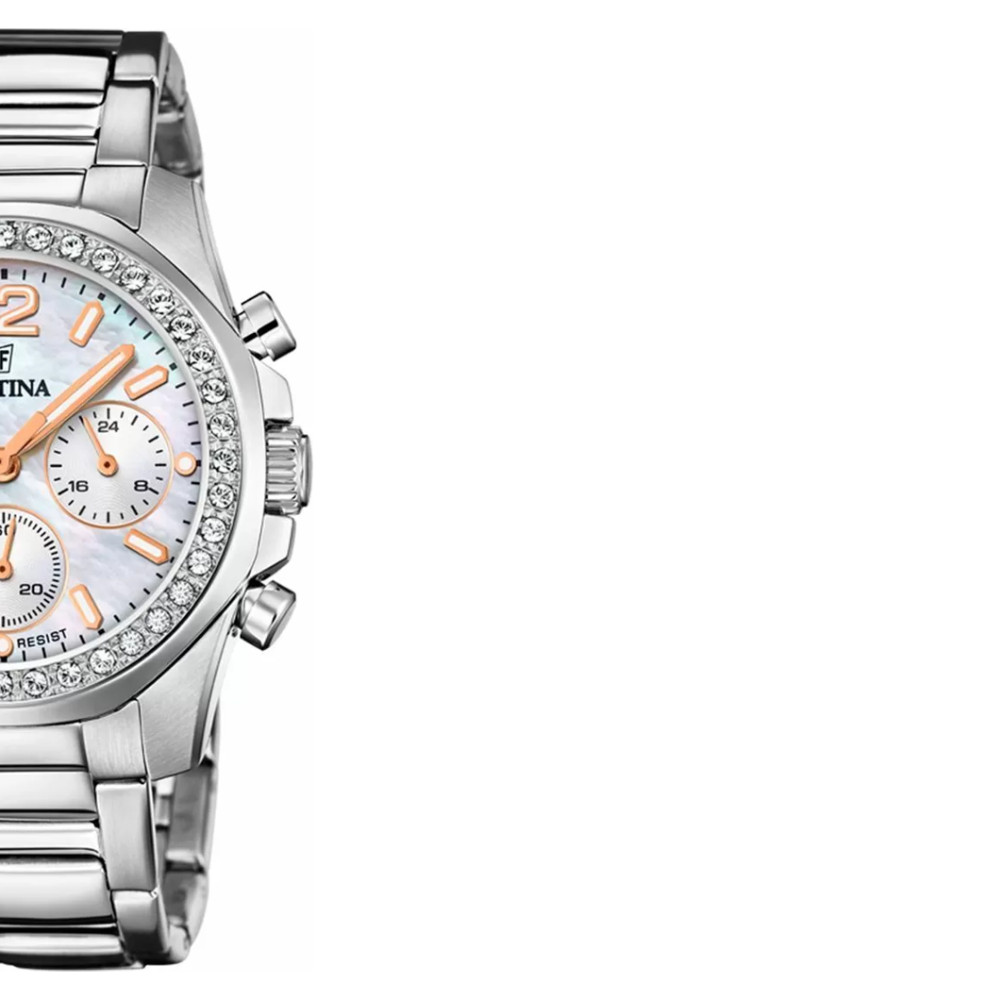 Fossil BOYFRIEND CHRONO F20606/1 - zegarek damski 6