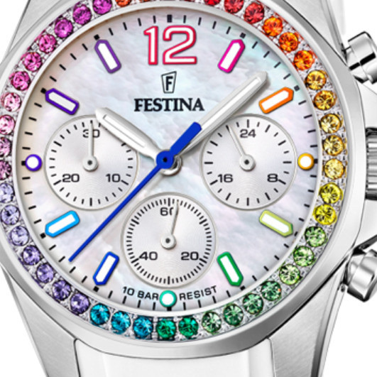 Fossil BOYFRIEND CHRONO F20610/2 - zegarek damski 2