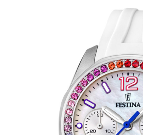 Fossil BOYFRIEND CHRONO F20610/2 - zegarek damski 4