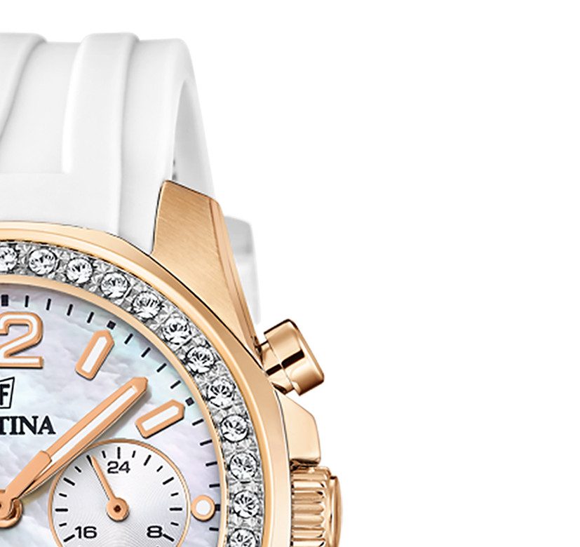 Fossil BOYFRIEND CHRONO F20611/1 - zegarek damski 5