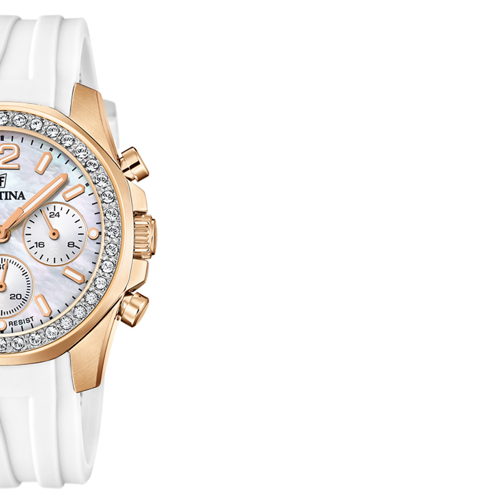 Fossil BOYFRIEND CHRONO F20611/1 - zegarek damski 6