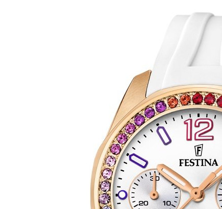 Fossil BOYFRIEND CHRONO F20611/2 - zegarek damski 4