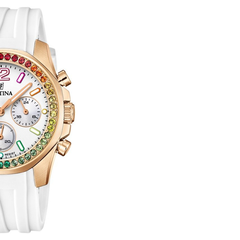 Fossil BOYFRIEND CHRONO F20611/2 - zegarek damski 6