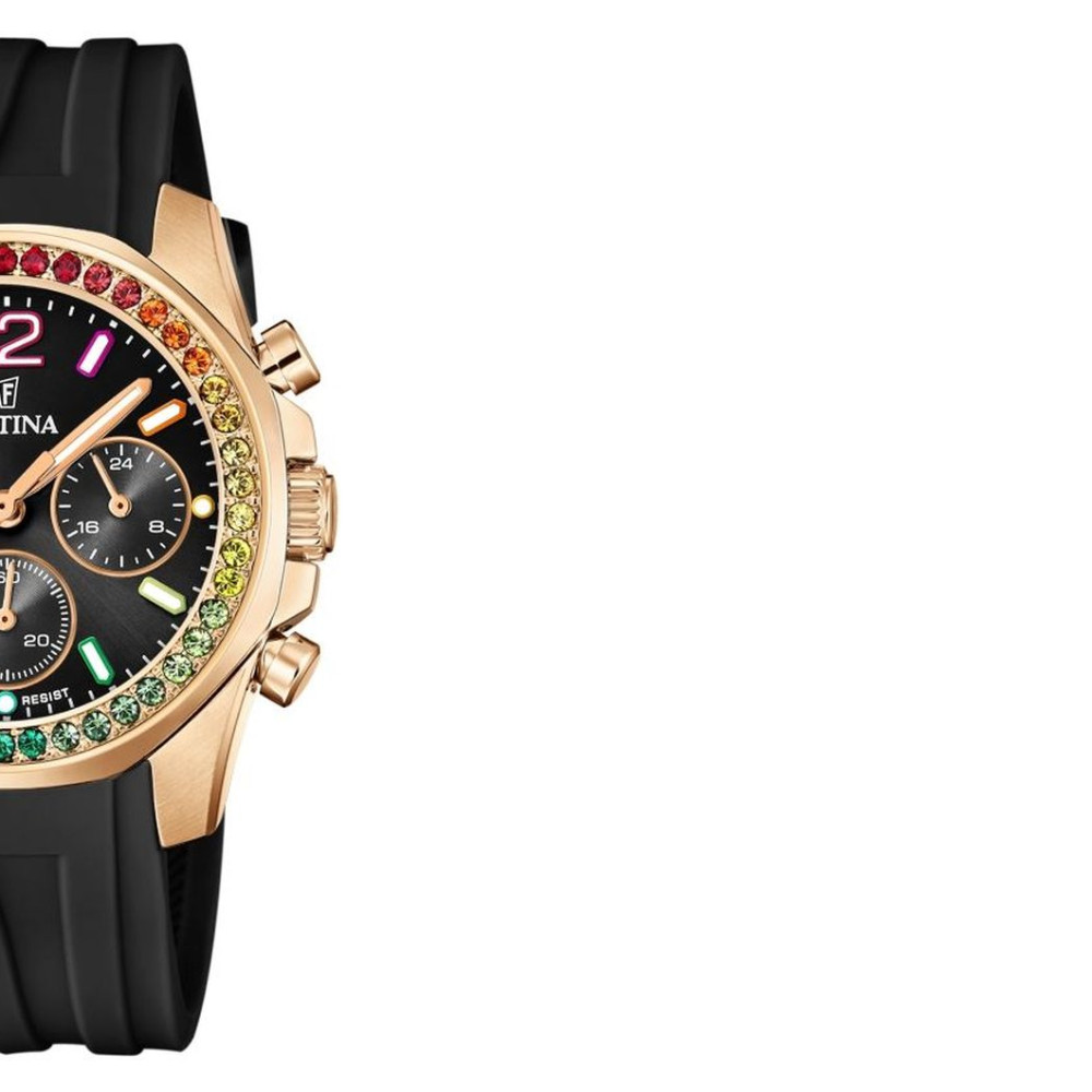 Fossil BOYFRIEND CHRONO F20611/3 - zegarek damski 6