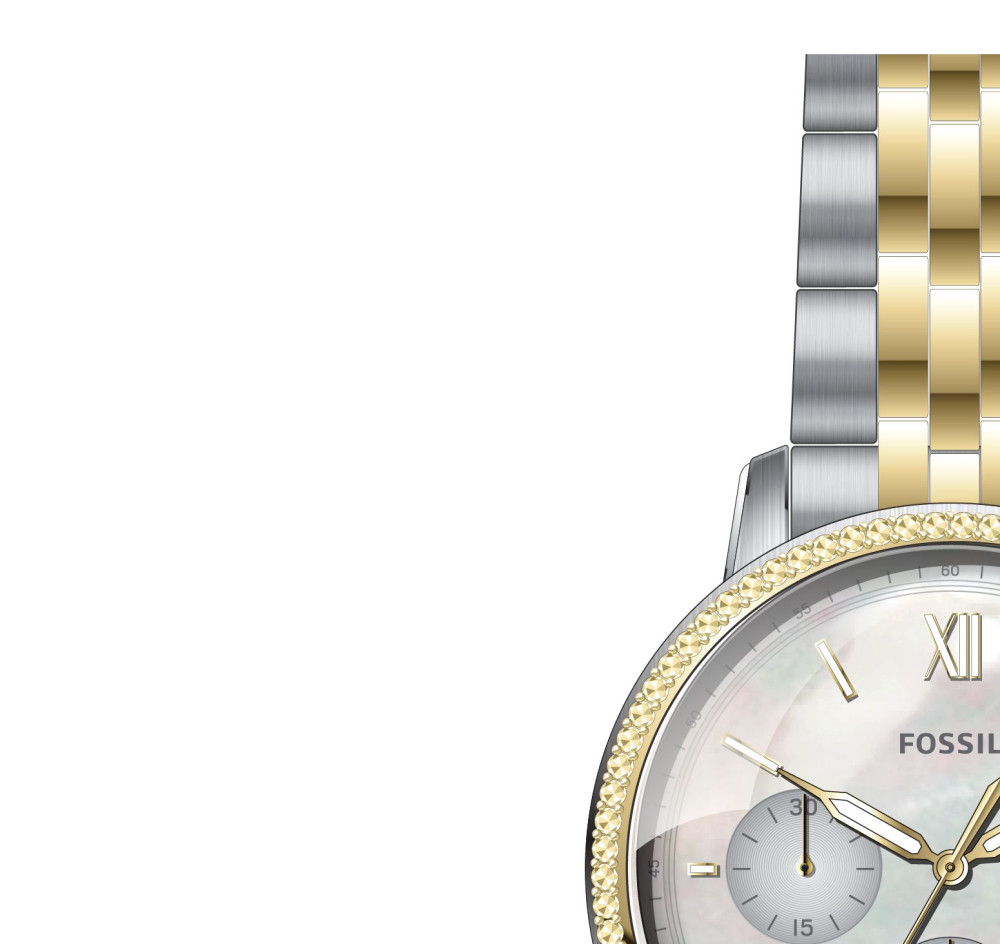 Fossil NEUTRA CHRONO ES5216 - zegarek damski 4