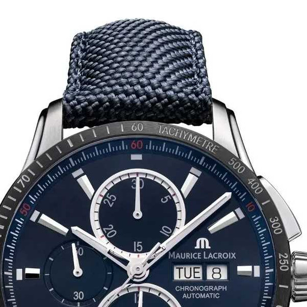 Maurice Lacroix PONTOS GENT CHRONOGRAPH AUTOMATIC STEEL CERAMIC PT6038-SSL24-430-4 - zegarek męski 3