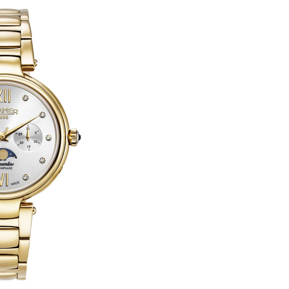 Roamer Dreamline Moonphase 858801 48 29 50 - zegarek damski 6