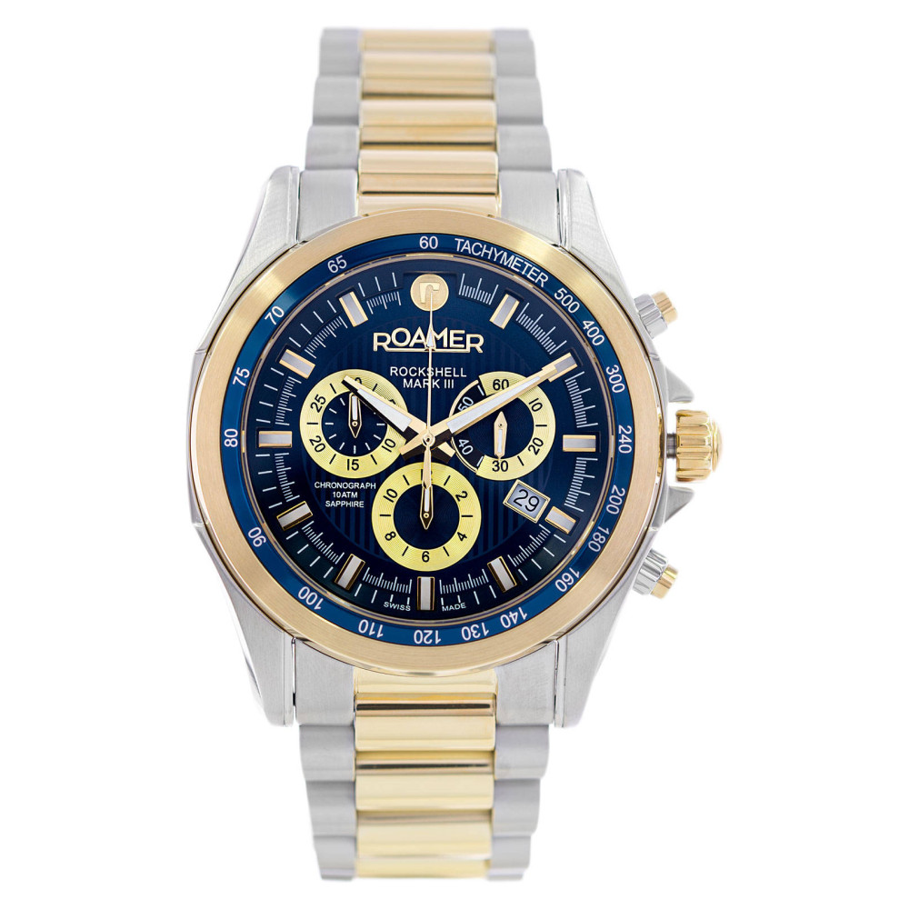 Roamer Rockshell Mark III Chrono 220837 48 45 20 - zegarek męski 1