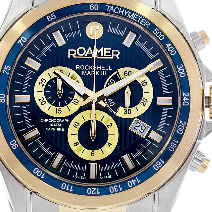 Roamer Rockshell Mark III Chrono 220837 48 45 20 - zegarek męski 2