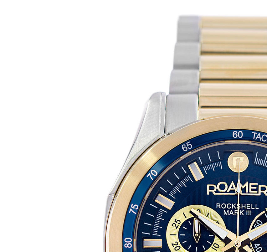 Roamer Rockshell Mark III Chrono 220837 48 45 20 - zegarek męski 4