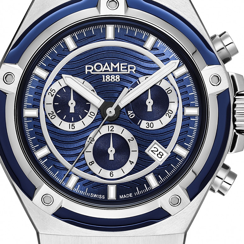Roamer Tempomaster Chrono 221837 41 45 20 - zegarek męski 2