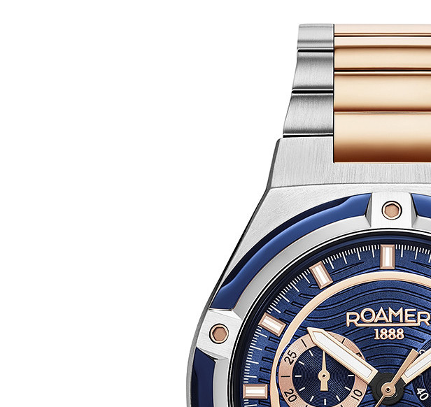 Roamer Tempomaster Chrono 221837 49 45 20 - zegarek męski 4