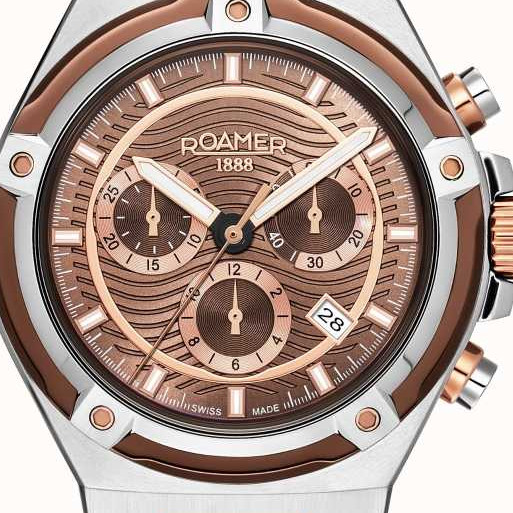 Roamer Tempomaster Chrono 221837 49 65 20 - zegarek męski 2
