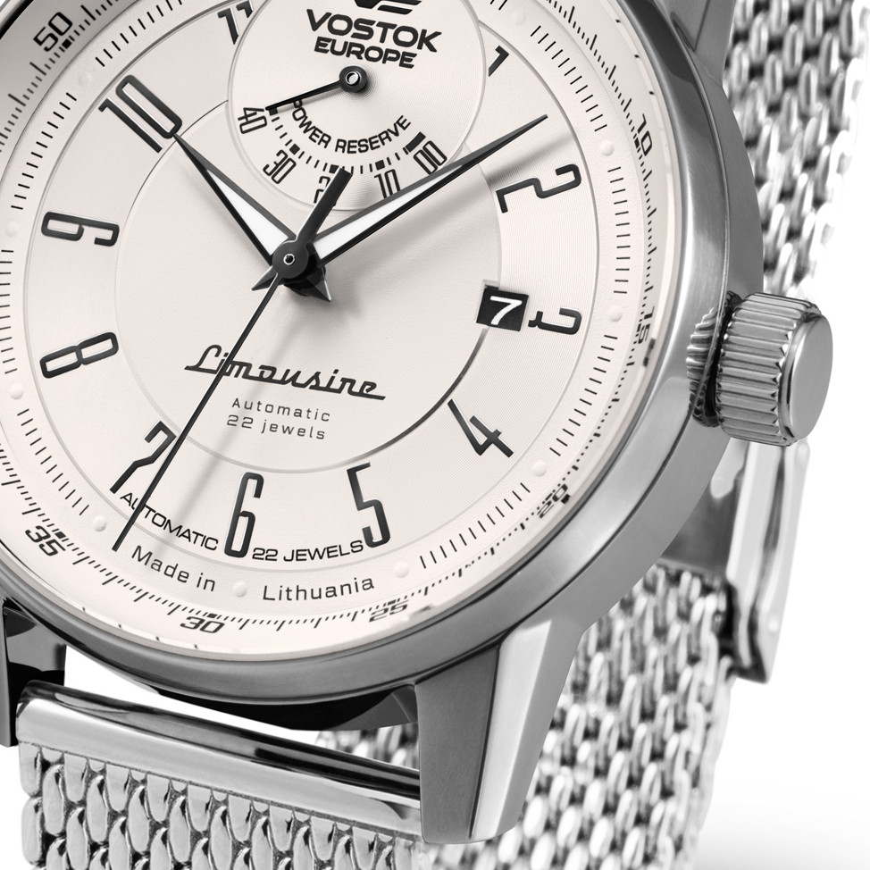 Vostok Europe GAZ-14 Limousine Automatic YN85-560A684b - zegarek męski 2