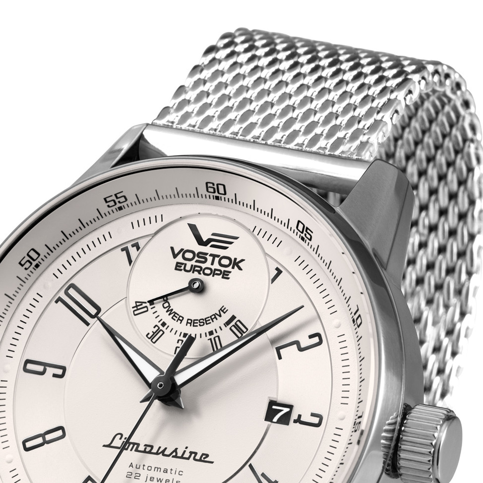 Vostok Europe GAZ-14 Limousine Automatic YN85-560A684b - zegarek męski 3
