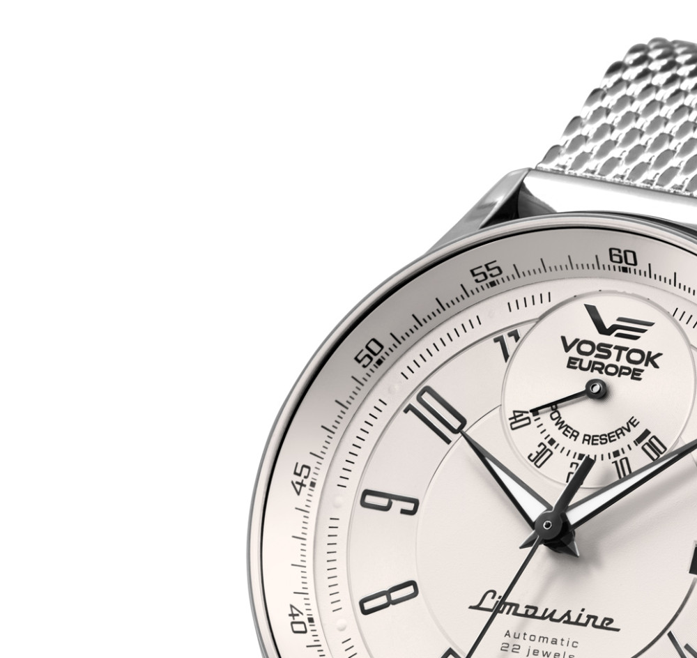 Vostok Europe GAZ-14 Limousine Automatic YN85-560A684b - zegarek męski 4
