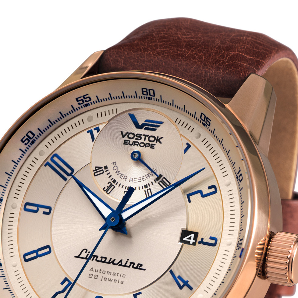 Vostok Europe GAZ-14 Limousine Automatic YN85-560B685 - zegarek męski 3