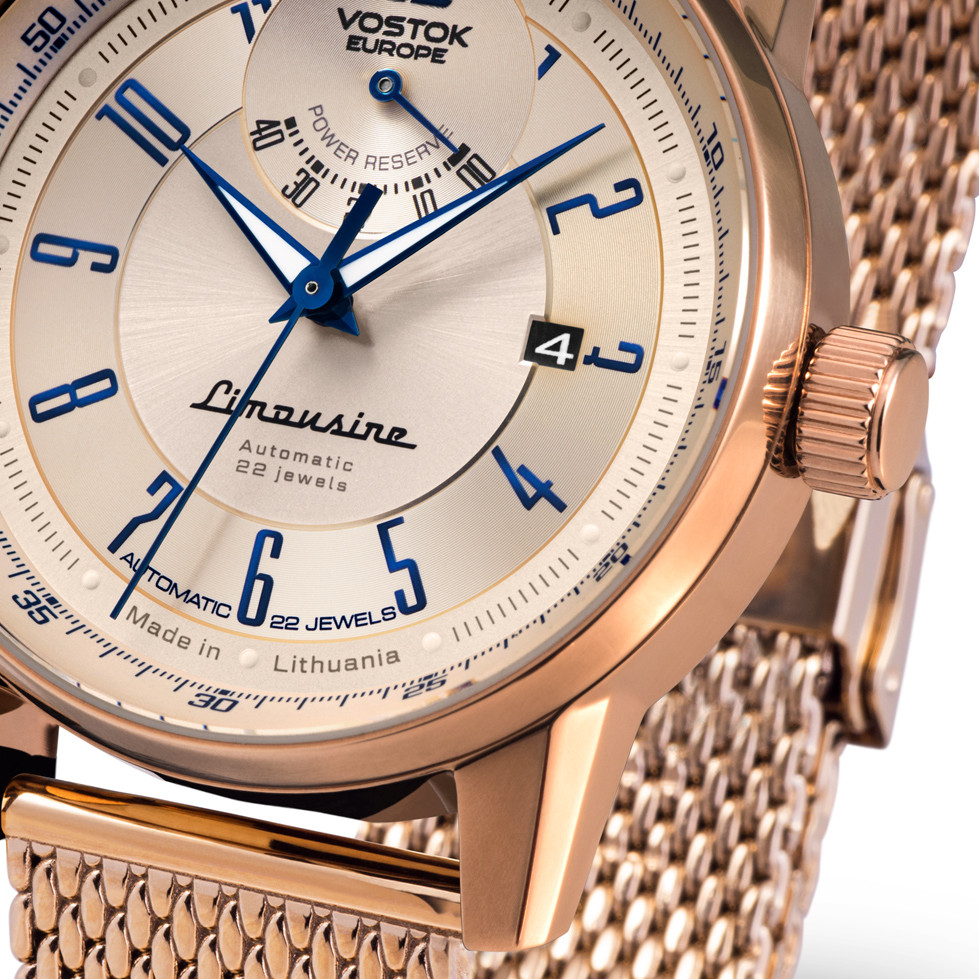 Vostok Europe GAZ-14 Limousine Automatic YN85-560B685b - zegarek męski 2