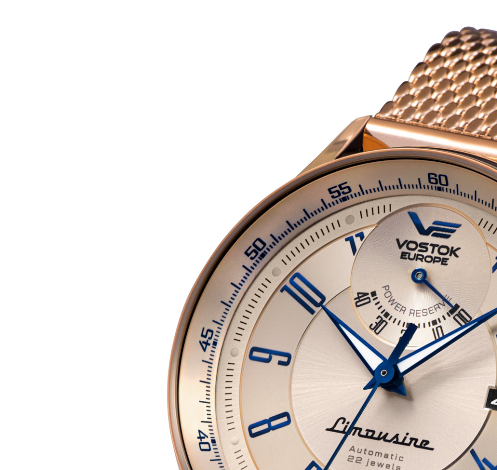 Vostok Europe GAZ-14 Limousine Automatic YN85-560B685b - zegarek męski 4