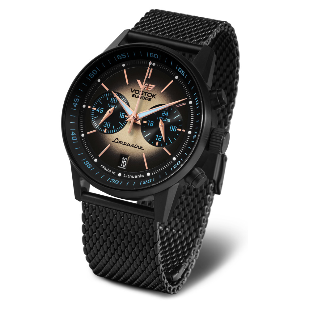 Vostok Europe GAZ-14 Limousine VK64-560C691b - zegarek męski 7
