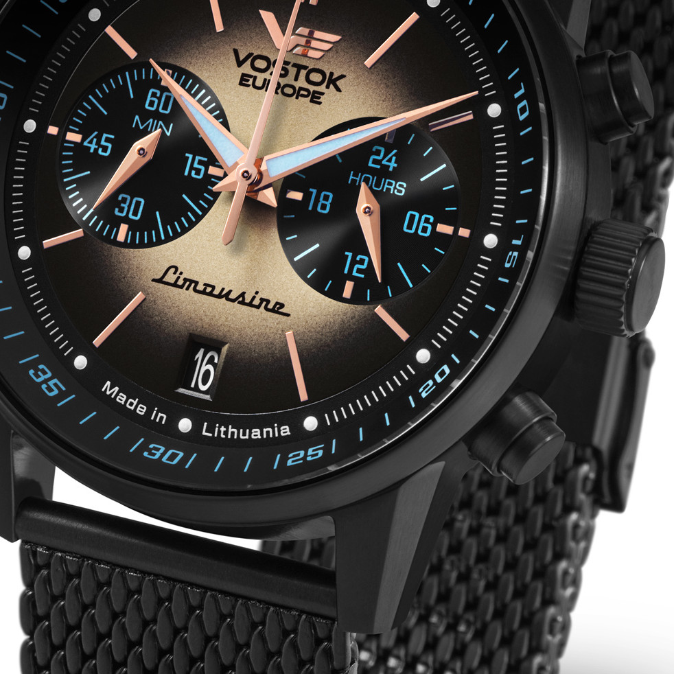 Vostok Europe GAZ-14 Limousine VK64-560C691b - zegarek męski 2