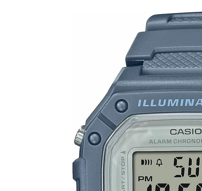 Casio Digital W-218HC-2A - zegarek męski 4