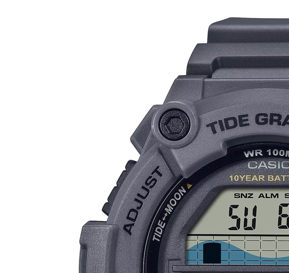 Casio Digital Moonphase WS-1300H-8A - zegarek męski 4