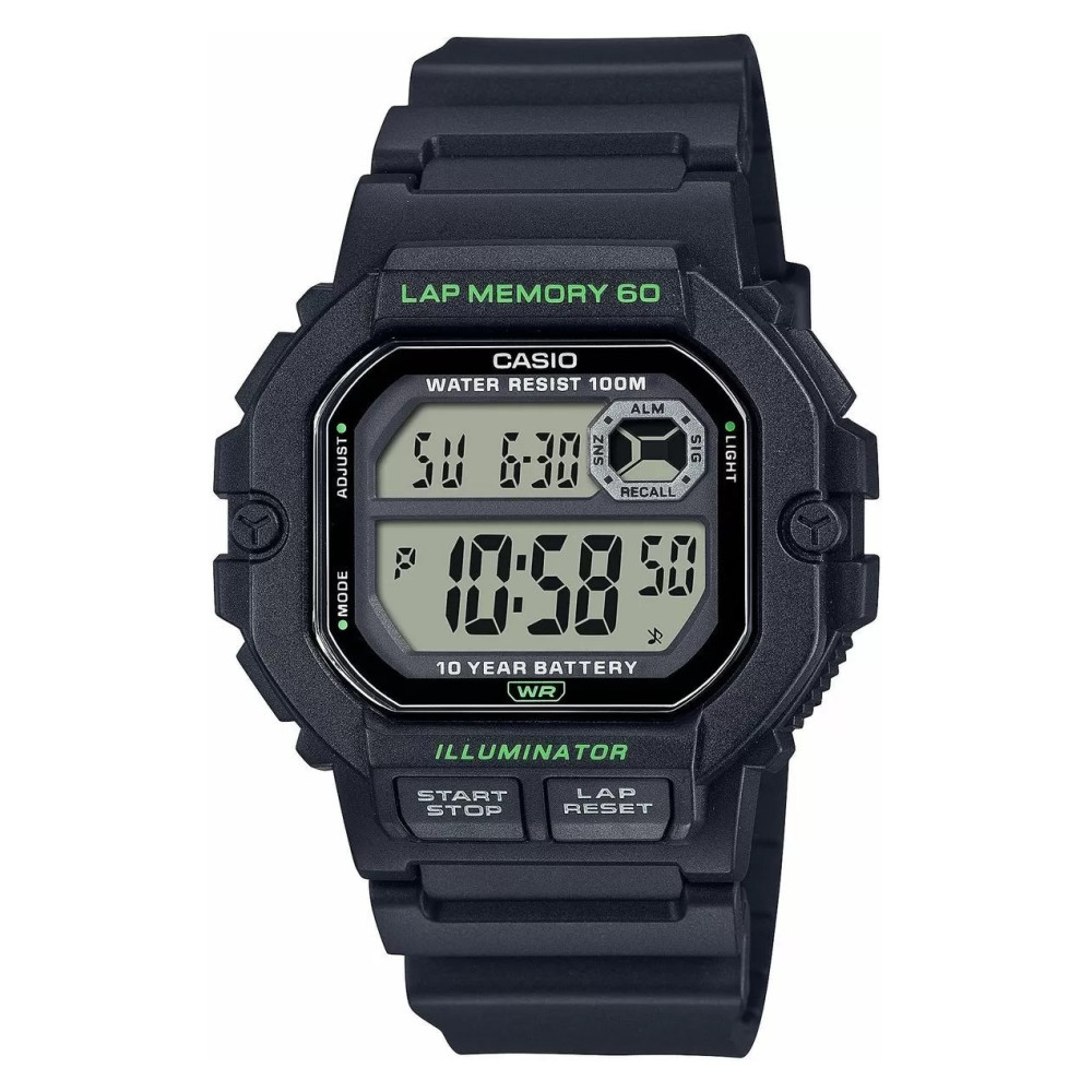 Casio Digital WS-1400H-1A - zegarek męski 1