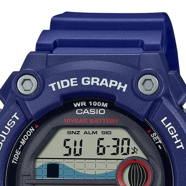 Casio Digital Moonphase WS-1300H-2A - zegarek męski 3