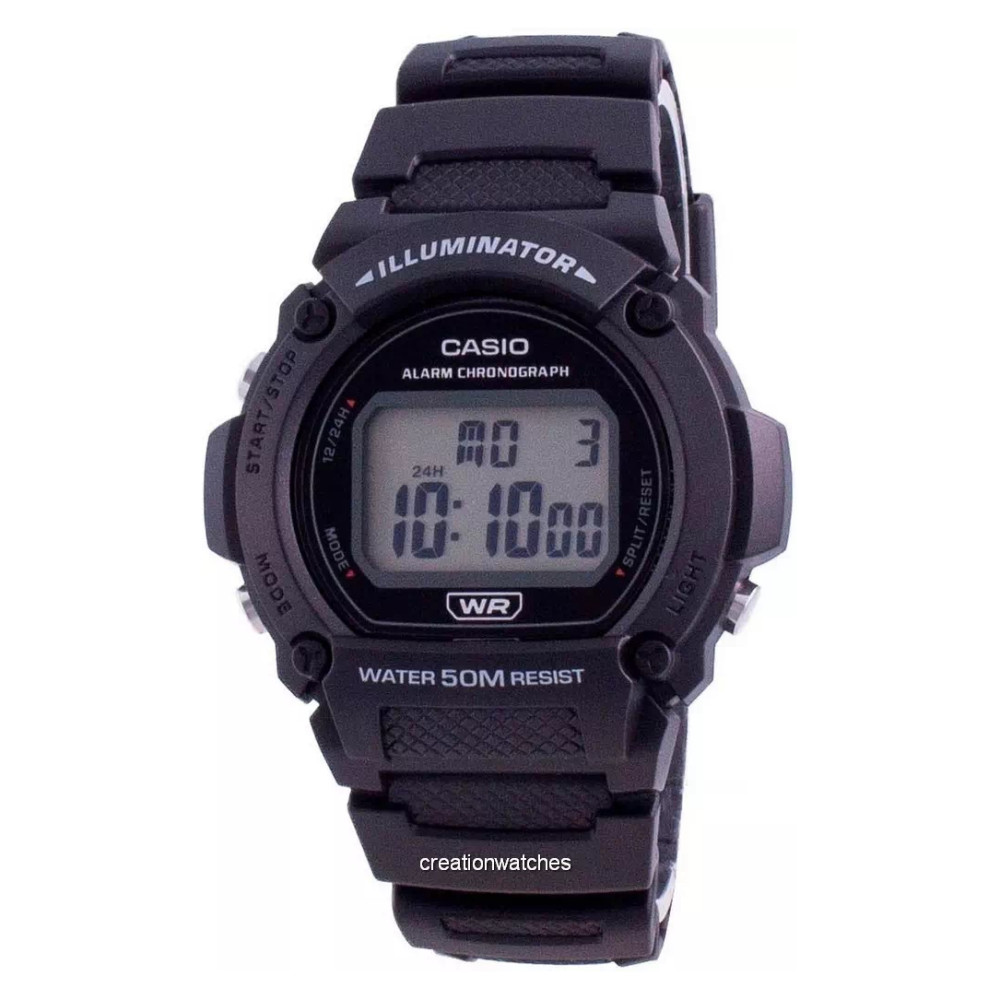 Casio Digital W-219H-1A - zegarek męski 1