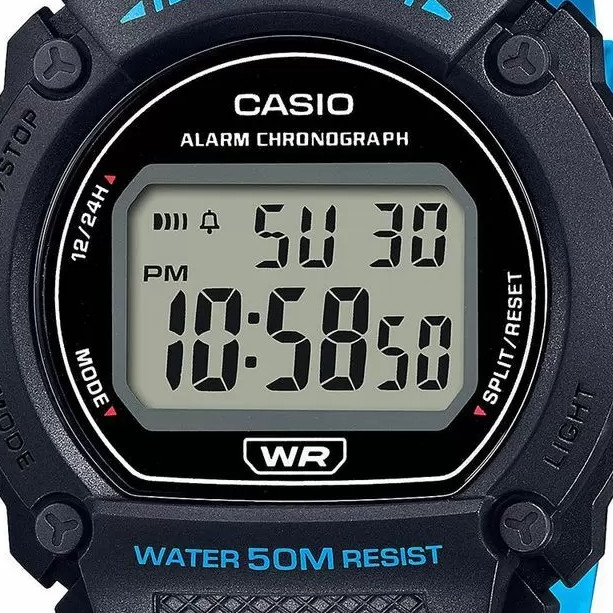 Casio Digital W-219H-2A2 - zegarek męski 2