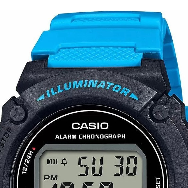 Casio Digital W-219H-2A2 - zegarek męski 3