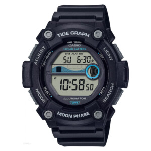 Casio Digital Moonphase WS1300H-1A - zegarek męski