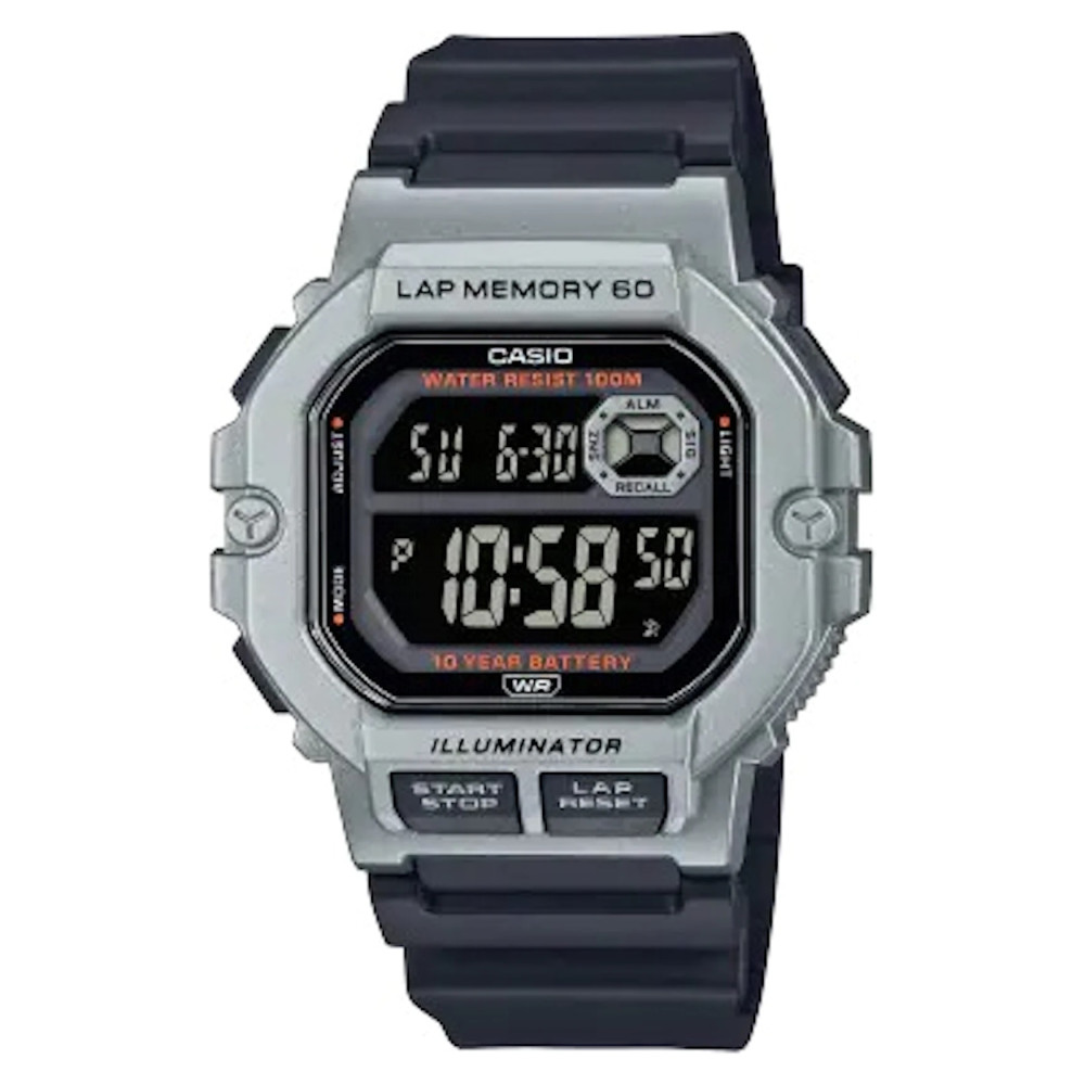 Casio Digital WS-1400H-1B - zegarek męski 1