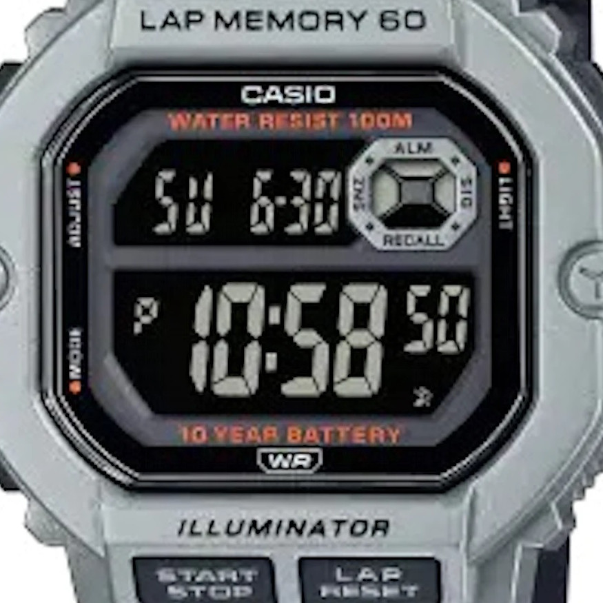 Casio Digital WS-1400H-1B - zegarek męski 2