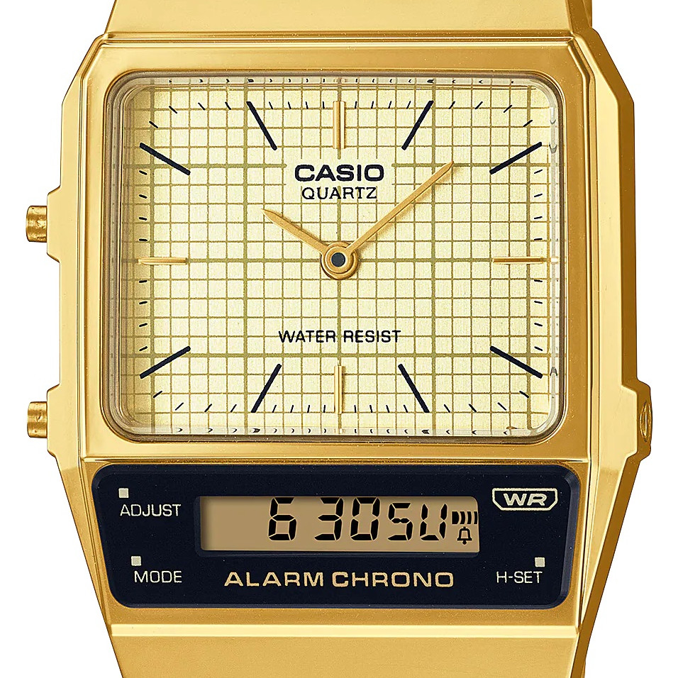 Casio Vintage Maxi AQ-800EG-9A - zegarek damski 2