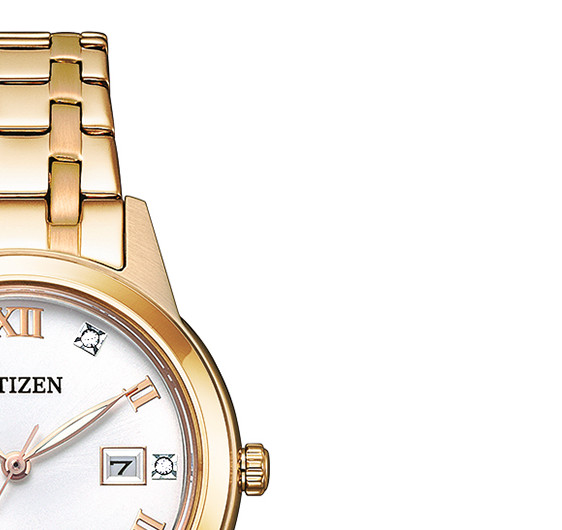 Citizen Elegant Crystals FE1243-83A - zegarek damski 5