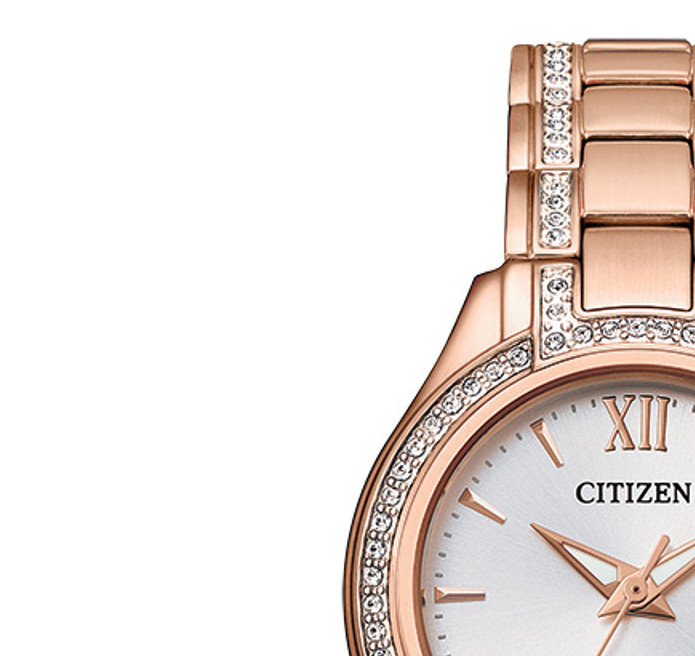 Citizen Elegant Crystals FE1233-52A - zegarek damski 4