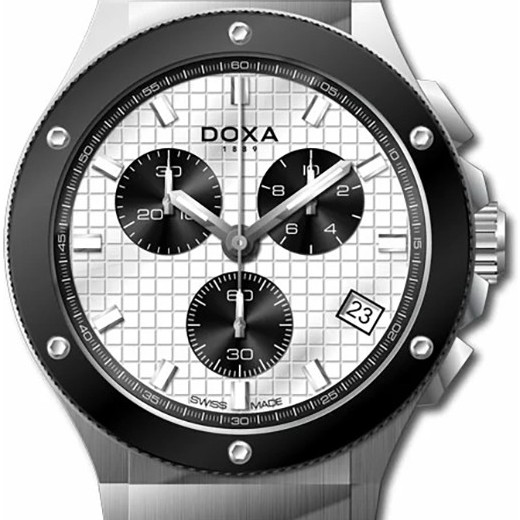 Doxa Sapphire Chronograph 166.10.011.20 - zegarek męski 2