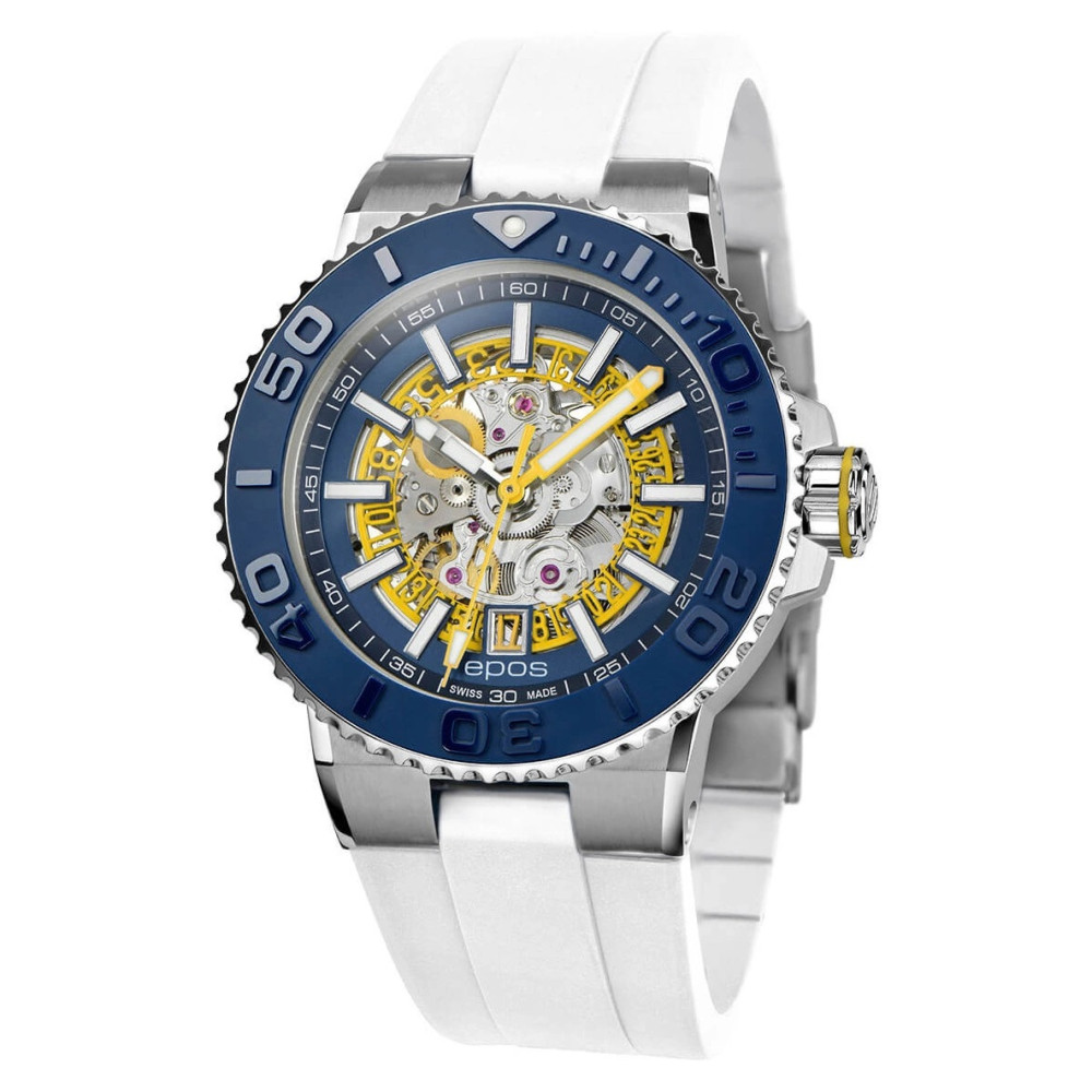 Epos Skeleton Diver 3441.135.96.16.50 - zegarek męski 7