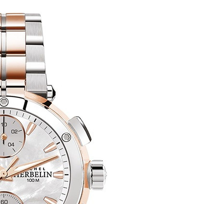 Michel Herbelin Newport Chronograph 35688/BTR19 - zegarek damski 5