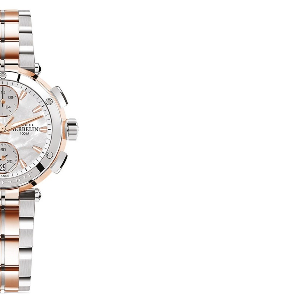 Michel Herbelin Newport Chronograph 35688/BTR19 - zegarek damski 6