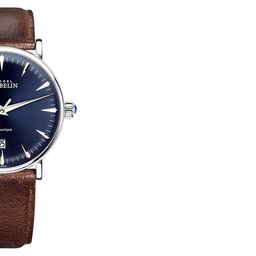 Michel Herbelin Inspiration Automatic 1647/AP15BR - zegarek męski 6