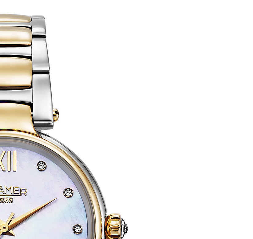 Roamer Dreamline Diamonds 857847 47 29 50 - zegarek damski 5