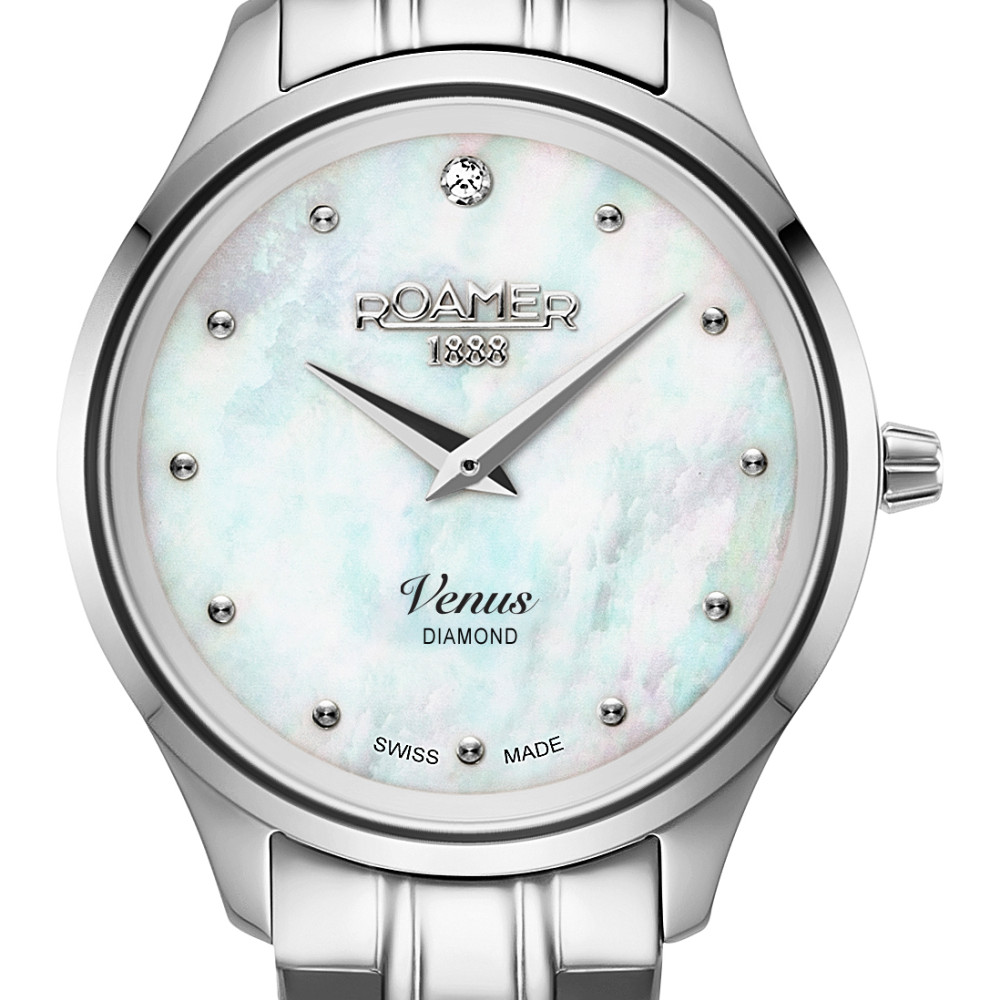 Roamer Slim-Line Diamond 512847 41 89 20 - zegarek damski 2